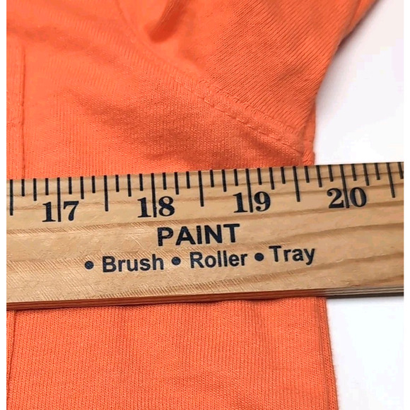 Carhartt Long Sleeve T-shirt Womens Size S 4-6 Orange Embroidered Logo NEW READ - Picture 14 of 16